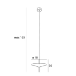 Lampa Wisząca Cone I Czarna P0554 MaxLight
