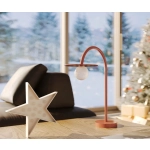 Lampa Stołowa Enigma Czerwona T0060 MaxLight