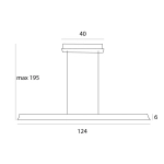 Lampa Wisząca Jo-Jo Simple Grey P0595 MaxLight