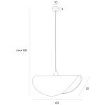 LAMPA WISZĄCA KOSHI I P0498 MAXLIGHT