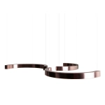 Lampa Wisząca Lotus 40W Brushed Bronze P0571D MaxLight