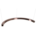 Lampa Wisząca Lotus 33W Brushed Bronze P0572D MaxLight