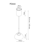 Lampa Wisząca Cuccina P0666 MaxLight
