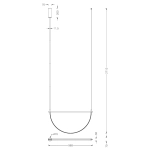 Lampa Wisząca Victoria 29W Złota P0687 MaxLight
