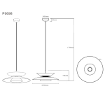 Lampa Wisząca Mayumi 12W P0698 MaxLight