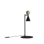 Lampa Stołowa Bingo 9w Czarny+trawertyn T0070 MaxLight - zdjęcie produktu