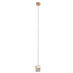 Lampa Wisząca Vetro Brushed Gold P0573D MaxLight - zdjęcie produktu