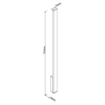 Lampa Zewnętrzna Kaprun 12W Czarna IP65 W0459 MaxLight