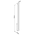Lampa Zewnętrzna Moena 15W Czarna IP65 W0460 MaxLight