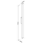 Lampa Zewnętrzna Predazzo 20W Czarna IP65 W0461 MaxLight