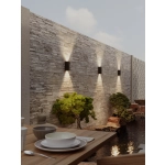 Lampa Zewnętrzna Zermat 12W Czarna IP65 W0467 MaxLight