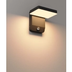 Lampa Zewnętrzna Z Czujnikiem Ruchu Ladis 20W Czarny IP65 W0471 MaxLight