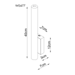 Kinkiet Loft 6W W0477 MaxLight