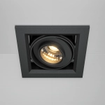 Lampa wpuszczana Metal Modern LED DL093-01-10W3K-B Maytoni - kolor czarny - zdjęcie dodatkowe 2
