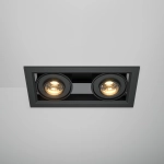 Lampa wpuszczana Metal Modern LED DL093-02-10W3K-B Maytoni - kolor czarny - zdjęcie dodatkowe 1