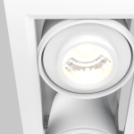 Lampa wpuszczana Metal Modern LED DL093-02-10W3K-W Maytoni - kolor biały - zdjęcie produktu