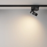Oprawa szynoprzewodowa 1-fazowa Onda LED 18W 3000K czarny TR007-1-18W3K-B-1 Maytoni - zdjęcie dodatkowe 3