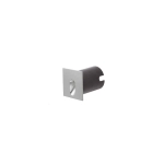 MEMPHIS SQ wpuszczana w ścianę srebrno-szara 230V LED 3W 60° 3000K R12688 Rendl light studio