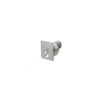 MEMPHIS SQ wpuszczana w ścianę srebrno-szara 230V LED 3W 60° 3000K R12688 Rendl light studio