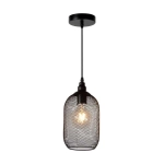 MESH Lampa wisząca Ø 15 cm E27 czarny 43404/15/30 Lucide - zdjęcie produktu