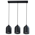 Metalowa lampa wisząca Nilo czarna 3xGU10 LP-0110/3L BK Light Prestige