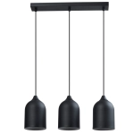 Metalowa lampa wisząca Nilo czarna 3xGU10 LP-0110/3L BK Light Prestige