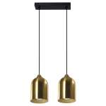 Metalowa lampa wisząca Nilo złota 2xGU10 LP-0110/2L GD Light Prestige
