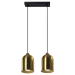 Metalowa lampa wisząca Nilo złota 2xGU10 LP-0110/2L GD Light Prestige