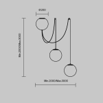 Lampa wisząca Twins MOD427PL-L30B3K1 Maytoni - zdjęcie dodatkowe 8