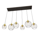 Lampa wisząca NANDO 6 BL GOLD 1368/6 EMIBIG Lighting - zdjęcie produktu