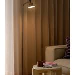 Minimalistyczna lampa podłogowa Matis czarna 2512244003 Nordlux