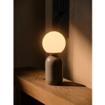 Minimalistyczna lampka stołowa Notti – jasnobrązowa 2011035018 Nordlux