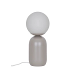 Minimalistyczna lampka stołowa Notti – jasnobrązowa 2011035018 Nordlux