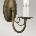 Kinkiet Minster – 1 źródło światła – Czarno-złoty MN1-BLK-GOLD Elstead Lighting