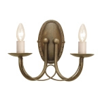 kinkiecik.pl Kinkiet Minster – 2 źródła światła – Czarno-złoty MN2-BLK-GOLD Elstead Lighting