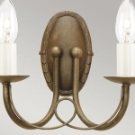 Kinkiet Minster – 2 źródła światła – Czarno-złoty MN2-BLK-GOLD Elstead Lighting