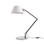 kinkiecik.pl MONTANA stołowa biała/czarna chrom 230V E27 28W R13283 Rendl light studio