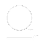 Lampa sufitowa COLIS MS748400R-BK z pilotem ZUMA LINE