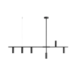 LAMPA WISZĄCA TREVO 6 ALL CZARNY 1104K1 ALDEX - zdjęcie produktu