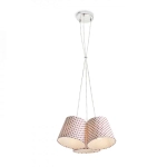 kinkiecik.pl NANCY III wisząca biała/czerwona 230V E14 3x11W R13345 Rendl light studio