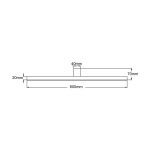 Nevada kinkiet L biały IP44 LP-778/1W L WH LIGHT PRESTIGE