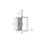 Lampa wisząca New York - P01403WH AU CosmoLight - zdjęcie dodatkowe 4