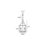 Lampa wisząca New York - P03427CH CosmoLight - zdjęcie dodatkowe 4