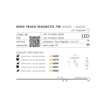 Alfa Niko Track Magnetic 3000K (black/black) AZ4579 AZZARDO