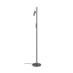 Nowoczesna lampa podłogowa DFTP Makoto Satin Chrome 2x G9 2620094033 Nordlux