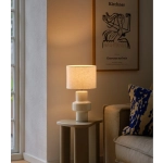 Nowoczesna lampa stołowa Dugan beżowa ceramika 2512655009 Nordlux