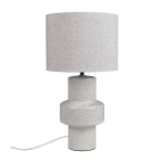 Nowoczesna lampa stołowa Dugan beżowa ceramika 2512655009 Nordlux