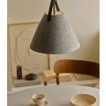 Nowoczesna lampa wisząca Strap 36 DFTP - jasnoszary 84343010 Nordlux