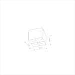 Oprawa stropowa MIDI LED biały 10047 Nowodvorski - zdjęcie 6