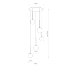 Lampa wisząca KARO V 10303 Nowodvorski - zdjęcie 2